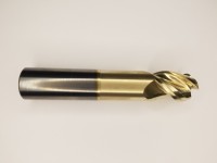 3 Flute MH End Mill 1/2x1.25x3 R.030 ZrN Coated
